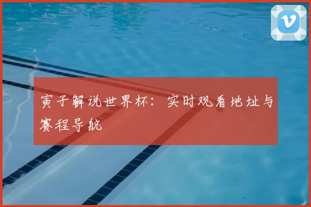 寅子解说世界杯：实时观看地址与赛程导航