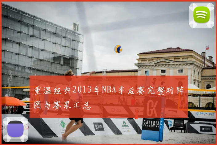 重温经典2013年NBA季后赛完整对阵图与赛果汇总